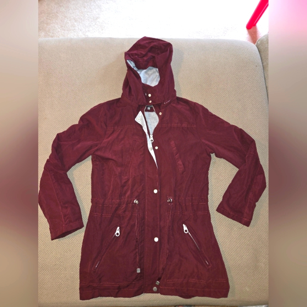 Burgundy Casual Jacket
